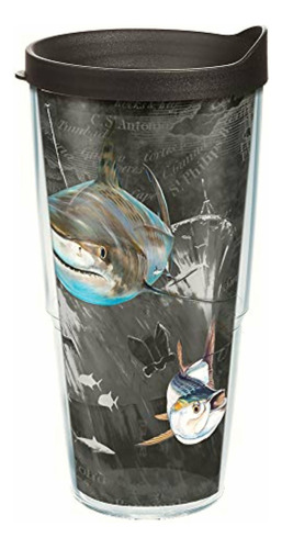 Tervis Guy Harvey Vaso Aislado De Doble Pared, 24 Onzas,