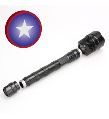 Imagen 4 de 5 de Táctico Policial 5 X Xml T6 5modes 55000lumens Led Linterna