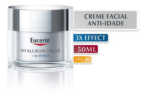 Creme Facial Anti-idade Hyaluron-filler Fps 30 50ml Eucerin