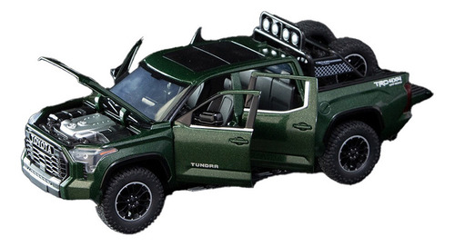 Toyota Tundra Pickup Miniatura Metal Coche Luz Sonido-c