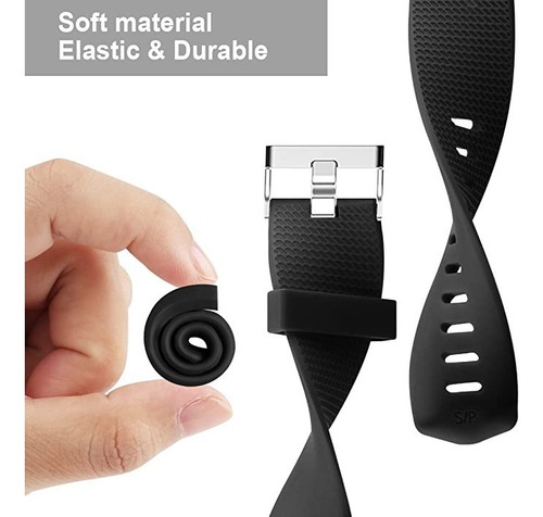 Imagen 4 de 8 de 4 Mallas Para Reloj Fitbit Charge 2 Talle Small