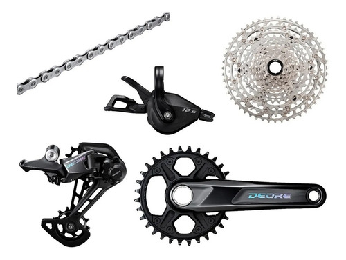 Grupo Shimano Deore M6100 10/51d 12 Velocidades