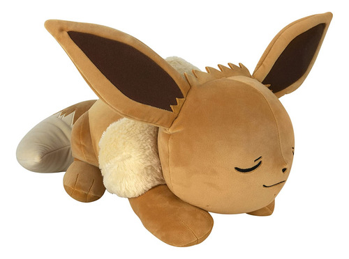 Pokemon - Eevee Durmiendo De Peluche De 18 Pulgadas, Pokémon