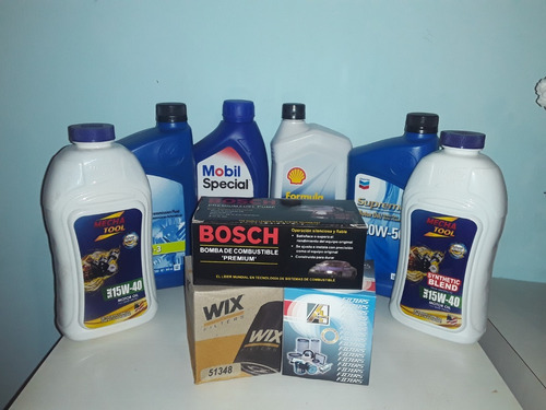 Combo Cambio De Aceite De Motor 20w50 15w40