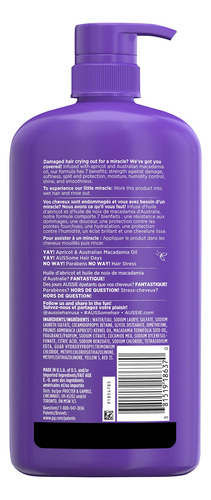 Shampoo Aussie Total Miracle 900 Ml, Pacote Com 4