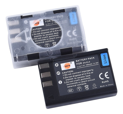 Dste® 2x En-el9 Rechargeable Li-ion Battery For Nikon D40 .