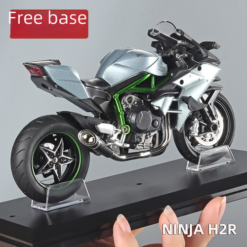 Modelo De Motocicleta Kawasaki H2r Base Azul Latte Bmw
