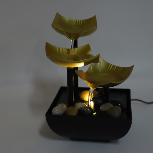 Fuente De Mesa De 3 Niveles, Decoración De Escritorio, Led,