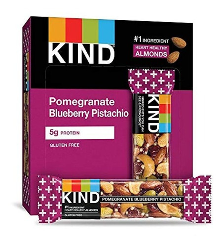 Kind Bares Granada Arándano Pistashio + Antioxidantes Sin