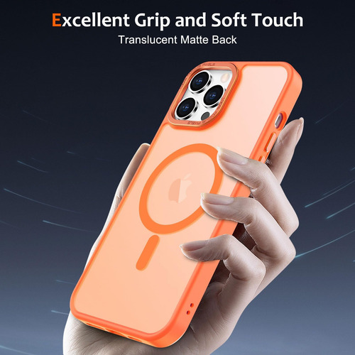 Anuck Para iPhone 14 Pro Case Magnetic Telebone Magnet Con