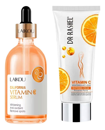 Serum Facial Vitamina C California + Crema Blanqueadora