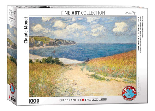 Eurographics Chemin Dans Les Bles By Claude Monet - Puzzle (