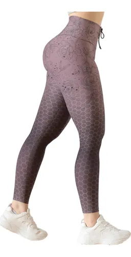 Leggins De Textil Colombiano Push Up Leggings Mallas Deporte