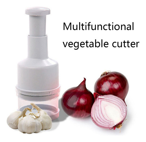 Mini Cortador Manual, Picador E Cortador De Cubos Para Cebol