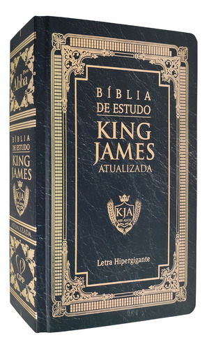 Bíblia De Estudo King James Atualizada: Letra Hipergigante, De King James. Editorial Cpp, Capa Dura Em Português
