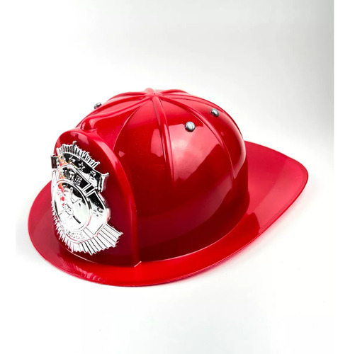 Kit Bombeiro Resgate Infantil Brinquedo Capacete Acessórios