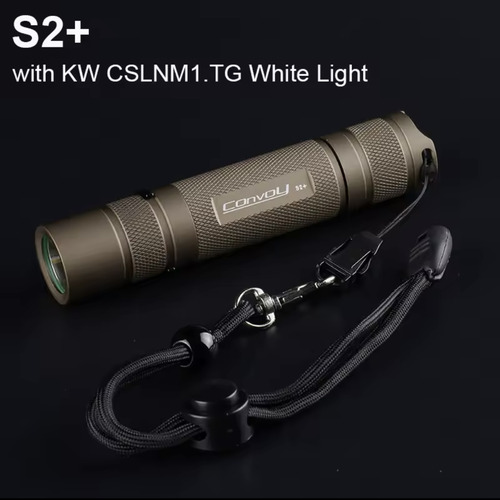 Lanterna Convoy S2 Plus Alta Potência Led Sst40 Recarregavel