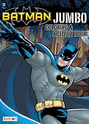 Batman Para Colorear Jumbo Y Libro De Actividades