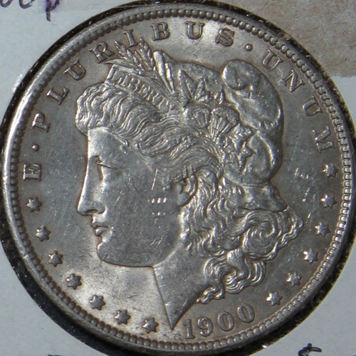 Morgan Dólar 1900 P Filadelfia Moneda Plata Onza Au+ Jjq