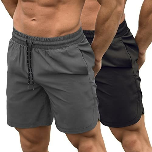 Short Corto Deportivo Para Correr Con Bolsillos (pack X2)