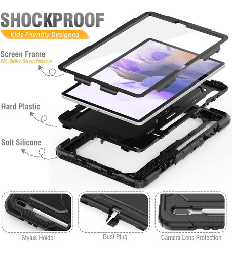 Funda Hxcaseac Para Samsung Galaxy Tab S7 Fe 5g Case 12.4 I.