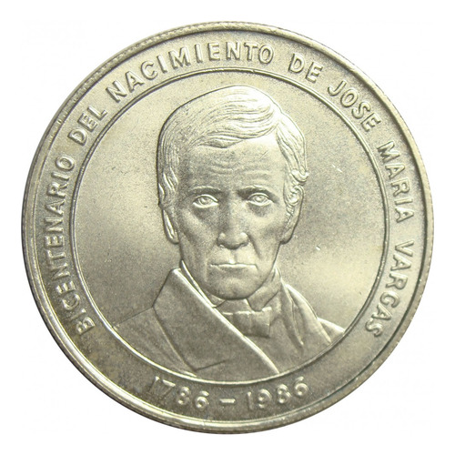 Moneda Alusiva A José María Vargas