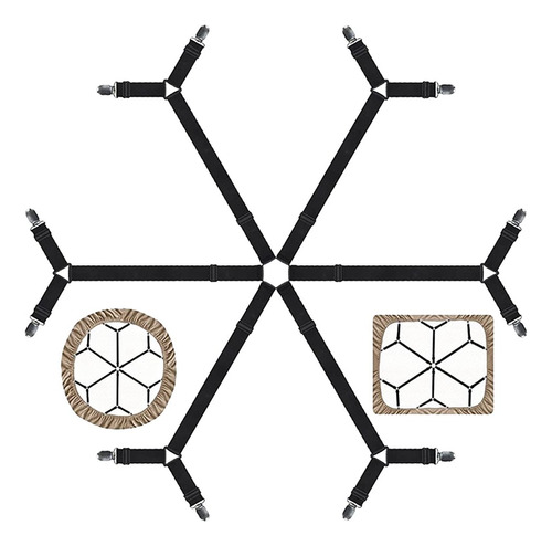 Sujetadores De Sábana De Cama Correa 2 Unidades Ajustable