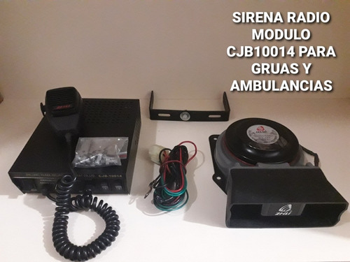 Sirena Radio Modulo Cjb10014 Para Gruas Y Ambulancia 