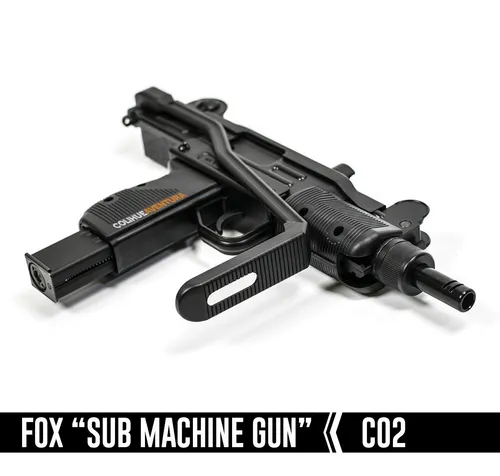 Pistola Fox Sub Machine Gun // Co2 Cal 4,5mm // Automatica // Con Culatin Rebatible // Metalica // Replica Mini Uzi