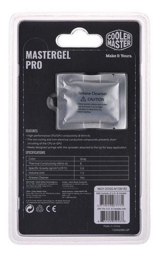 Imagen 7 de 8 de Pasta Termica Coolermaster Mastergel Pro