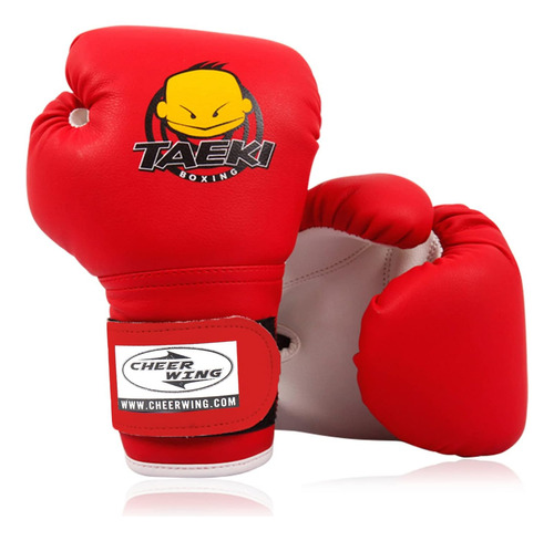 Guantes De Boxeo Cheerwing Para Ninos Rojo