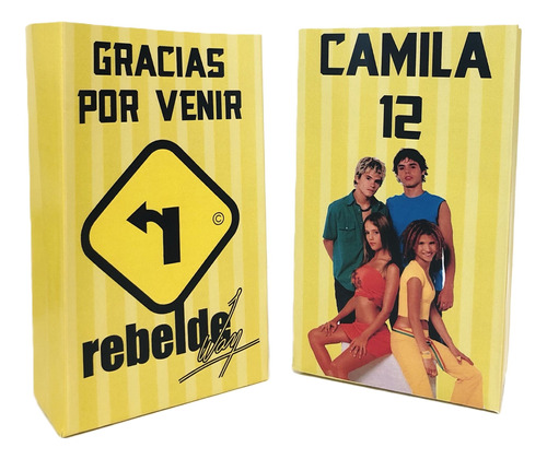 Bolsas Golosineras Personalizadas X 30 Rebelde Way