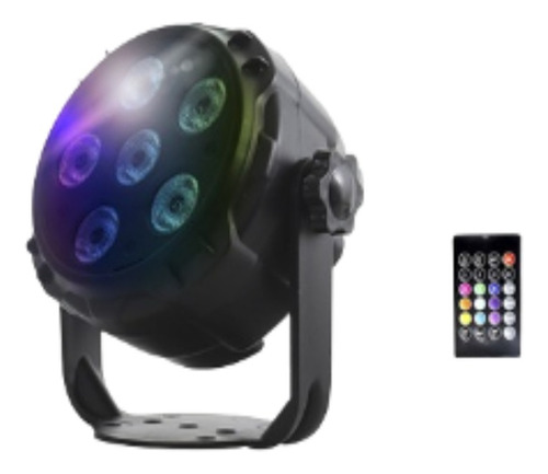 Cañon Led De Luces Rgb Reproductor Bluetooth Control 5 Watts