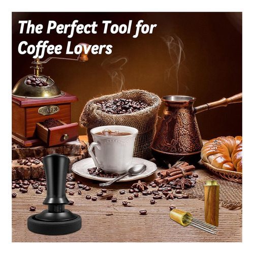 Coffee Espresso Tamper 51 Mm Com Mola Calibrada Por Ferramen