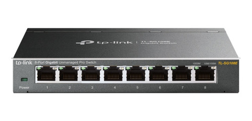 Imagen 1 de 4 de Switch Tp-link Tl-sg108 8 Puertos Gigabit Metalico