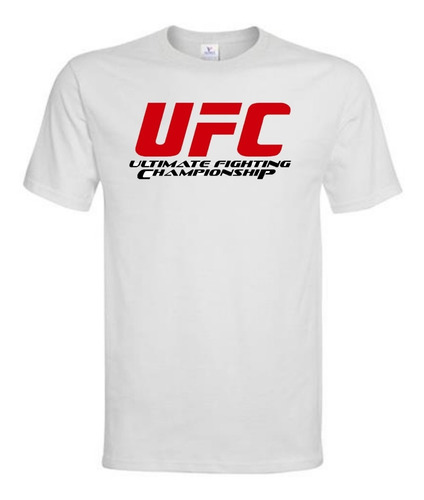 Polera - Ufc - 100% Algodón 