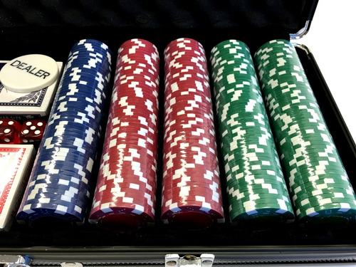 Maletin Con 500 Fichas De Poker