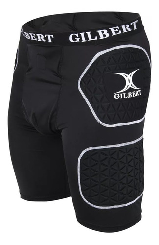 Short Protector Gilbert Rugby Calza Corta Termica - Olivos
