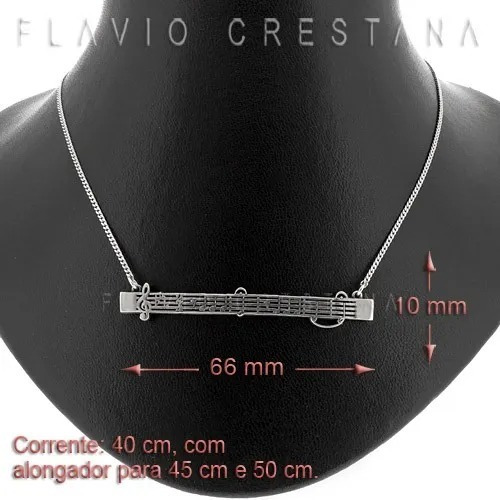 Colar 5ª Sinfonia De Beethoven, Prata 925. Fp - 61050401