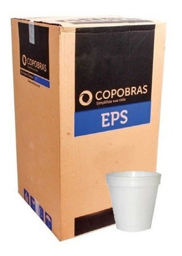 Copo Termico Isopor 300ml Com 1000 Darnel