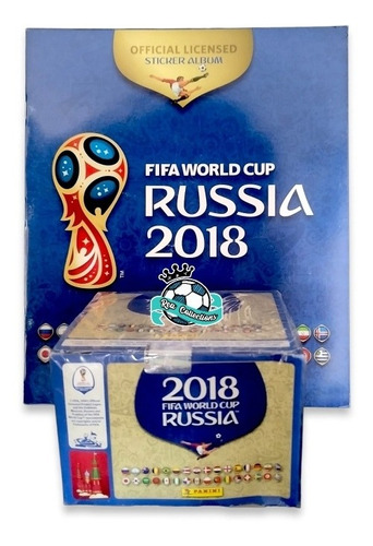 Álbum + Caja Del Mundial Rusia 2018 (100 Sobres) Panini