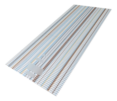 Passadeira Emborrachada Tapete Antiderrapante 5mt X 45cm Comprimento 5 M Cor Estampa 02 Desenho Do Tecido Estampado Largura 45 Cm