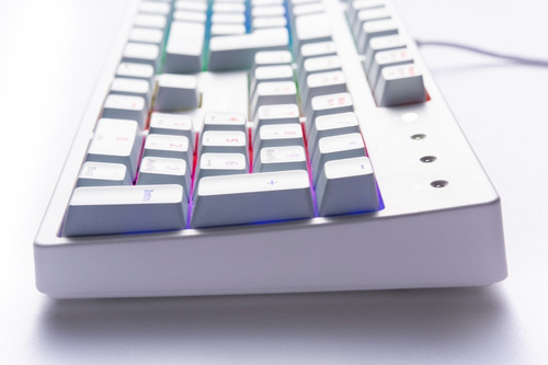 Teclado Gamer Mecanico Vsg Alnilam Switch Marron Rgb Blanco