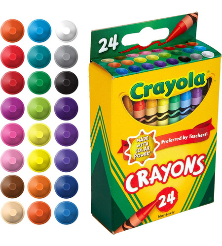 Colores Crayones Crayola Originales X24 