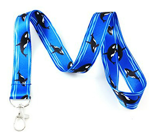 Porta Carnet, Credencial Ocean Life Lanyard Key Chain Id Bad