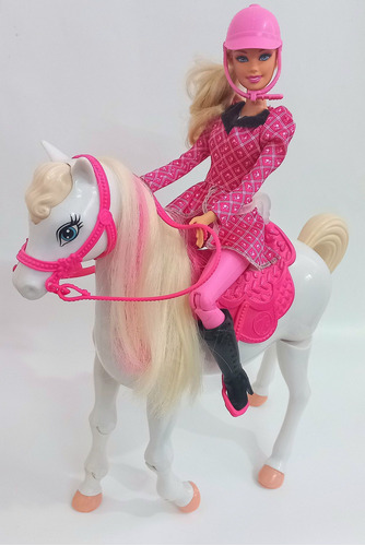 Barbie Train And Ride Horse Mattel Y1174