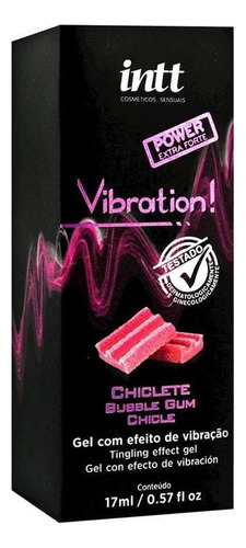 Gel Vibratório Chiclete 17g - Intt Vibration Extra Forte
