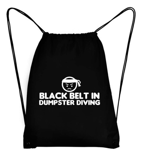 Cinturon Negro Teeburon Basurero Bolsa Deporte Buceo 18  X