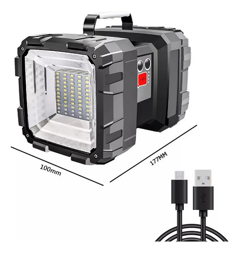 Linterna Portátil Led Spotlight Focus 100000 Lúmenes