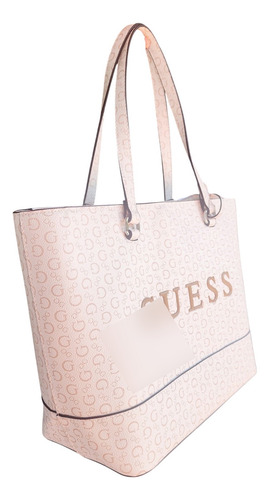 Bolsa Tote Guess Artemis Sa891722 Color Blanco